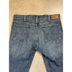 Vtg Polo Ralph Lauren Hampton Jeans 40x38 Tall Straight Blue Y2K